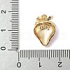 Brass Micro Pave Cubic Zirconia Enamel Pendants KK-M326-05B-G-3