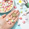 Gradient Color Opaque Resin Cabochons RESI-CJ0003-66-3