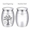 CREATCABIN Column Alloy Cremation Urn AJEW-CN0002-08B-3