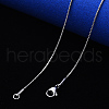 304 Stainless Steel Coreana Chain Necklace NJEW-S420-005C-P-4