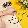 Unicraftale 10Pcs Twisted Nylon Cord Slider Bracelet Making MAK-UN0001-54A-2
