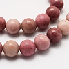 Natural Rhodonite Beads Strands X-G-J358-03-6mm-3