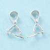 925 Sterling Silver Ice Pick Pinch Bails STER-Z001-017S-3