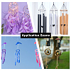 AHANDMAKER 8Pcs 4 Colors Acrylic Wind Chimes Accessories FIND-GA0001-74-5