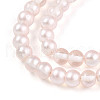 Baking Painted Transparent Glass Beads Strands DGLA-N011-6mm-03-3