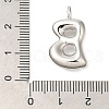 Rack Plating Brass Pendants KK-I722-01P-B-3