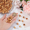 Olycraft 120Pcs Pinewood Large Hole European Beads WOOD-OC0003-81A-3