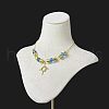 Stainless Steel Glass Sun Pendant Necklaces for Women FS-WG92E1C-01-1