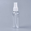 60ml Transparent PET Plastic Refillable Spray Bottle MRMJ-WH0032-01B-2