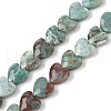 Natural Chrysocolla Beads Strands G-D316-B01-2