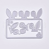 Bunny Carbon Steel Cutting Dies Stencils DIY-E020-02-2