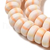 Polymer Clay Beads Strands CLAY-H006-02F-3