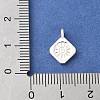 925 Sterling Silver Sun Rhombus Charms STER-R012-03S-3