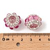 Sparkling Acrylic Rhinestone Round Beads OACR-NH0002-01B-09-3