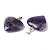 Natural Amethyst Pendants G-S364-081B-01-3