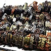 PU Leather Cord Bracelets for  Men Women WGFF396-07-1