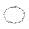 Tarnish Resistant 304 Stainless Steel Dolphin Link Bracelets X-BJEW-O076-03P-1