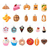 Cheriswelry 44Pcs 22 Style Resin Pendants RESI-CW0001-09-9