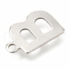 201 Stainless Steel Charms STAS-C021-06P-B-3