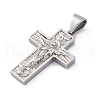 304 Stainless Steel Pendants STAS-L286-09P-2