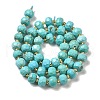 Synthetic Turquoise Beads Strands G-P508-A05-01-3