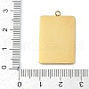 304 Stainless Steel Rhinestones Pendants STAS-D306-01G-E-3