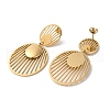 Stainless Steel Stud Earrings for Women EJEW-C110-04G-2