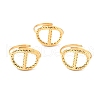 Ion Plating(IP) Adjustable 304 Stainless Steel Finger Rings RJEW-L102-10G-1