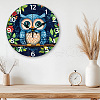 MDF Printed Wall Clock HJEW-WH0058-032-5