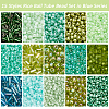   6178Pcs 15 Style Glass Round Seed & Bugle Beads SEED-PH0001-85-4