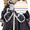 Globleland 12 Yards 6 Colors Nylon Ruffled Elastic Lace Trim OCOR-GL0001-07-4