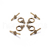 Tibetan Style Toggle Clasp X-MLF1075Y-NF-2
