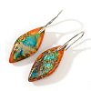 Bohemian Style Emperor Stone Dangle Earrings SL3554-3-2