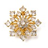 Brass Micro Pave Cubic Zirconia Pendant Bails KK-D378-21G-1