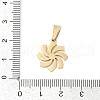 304 Stainless Steel Pendants STAS-H453-15G-3