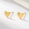 Delicate S925 Sterling Silver Heart Stud Earrings LU2165-2-4