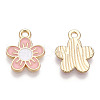 Alloy Enamel Pendants ENAM-T009-47D-RS-1