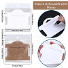 SOFPLATE 100Pcs 2 Colors Cardboard Display Cards CDIS-SP0001-09-2