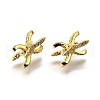 Brass Micro Pave Clear Cubic Beads KK-B135-04G-2
