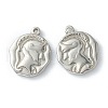 Non-Tarnish 304 Stainless Steel Pendants STAS-O145-02P-1