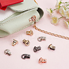 WADORN 10Pcs 5 Colors Zinc Alloy Suspension Clasps FIND-WR0011-08-4