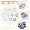 10Pcs 10 Colors Organza Flower Ornament Accessories DIY-FG0006-45-4