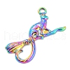 304 Stainless Steel Pendants STAS-I202-16RC-1