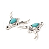 Synthetic Turquoise Pendants FIND-TADZ0001-04AS-3