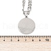 Basketball 304 Stainless Steel Pendant Necklaces for Men Women NJEW-K283-21P-3