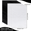 AHADERMAKER 10 Sheets 2 Colors 11CT Cloth Cross Stitch Fabric AJEW-GA0007-35-2