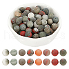 ARRICRAFT Natural Bloodstone/Heliotrope Stone Beads Strands G-AR0003-61-1