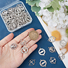 HOBBIESAY 60Pcs 3 Styles Alloy Connector Charms with Crystal Rhinestone FIND-HY0002-57-3