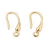 9 Pairs 3 Colors Brass Earring Hooks KK-ZZ0001-01-3