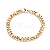 Unisex 304 Stainless Steel Curb Chain/Twisted Chain Bracelets X-STAS-D0002-40G-1
